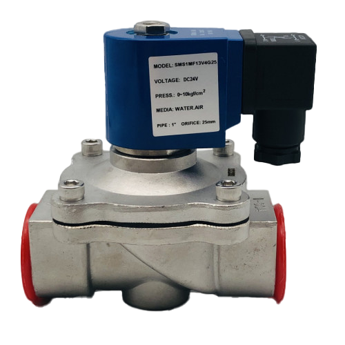 โซลินอยด์วาล์วสแตนเลส SMS 1 นิ้ว [ Stainless Solenoid Valve ]